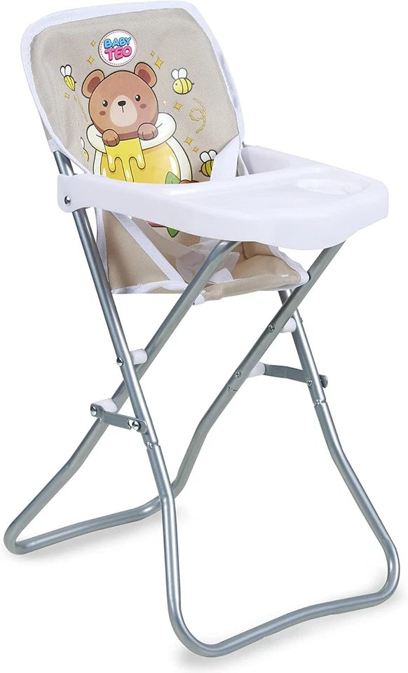 seggiolone per bambole e bambolotti seggiolone giocattolo altezza 54 cm.