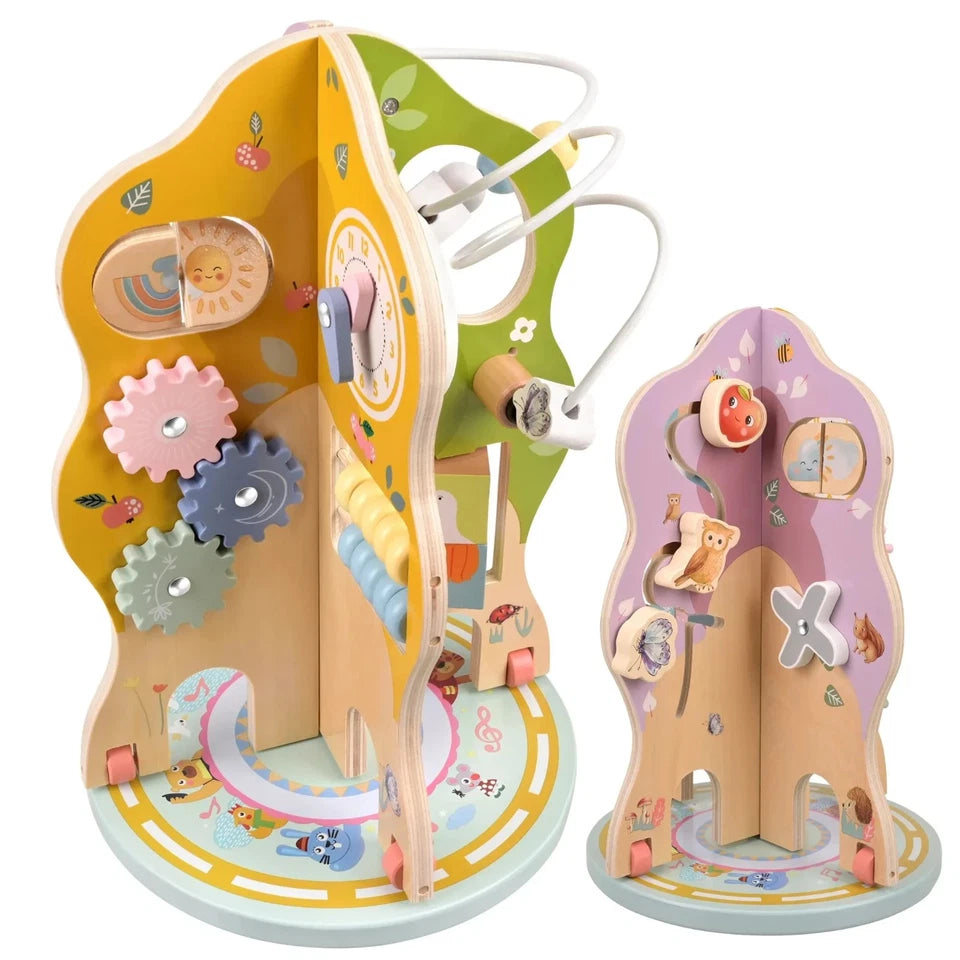 Giochi Montessori Giocattolo in legno Multiattività per bambini albero educativo