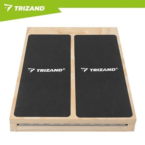 Tavola Inclinata Regolabile in Legno Pedana Fitness Stretching, Squat, Polpacci