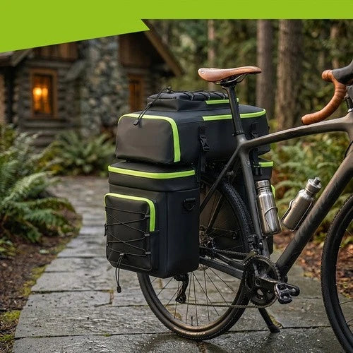 Set di borse da bicicletta per portapacchi, da sella, borse laterali Waterproof