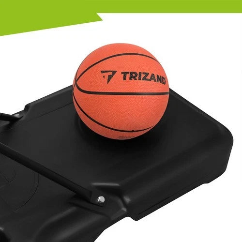 canestro da basket con piantana h. regolabile da 150 a 259 cm con ruote e palla