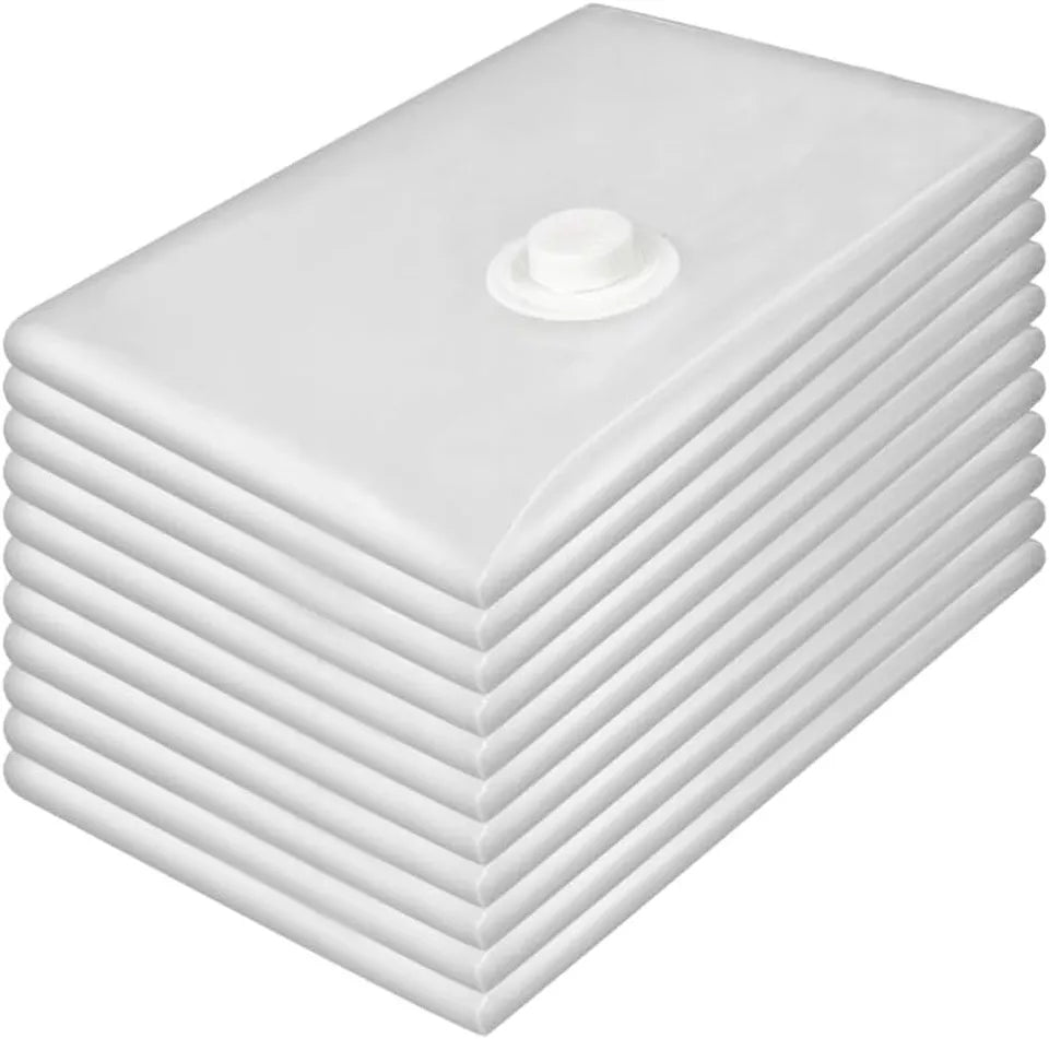 SACCHI SOTTOVUOTO ABITI VESTITI 70x50 SACCHETTI SALVA SPAZIO 10 20 30 40 + pompa