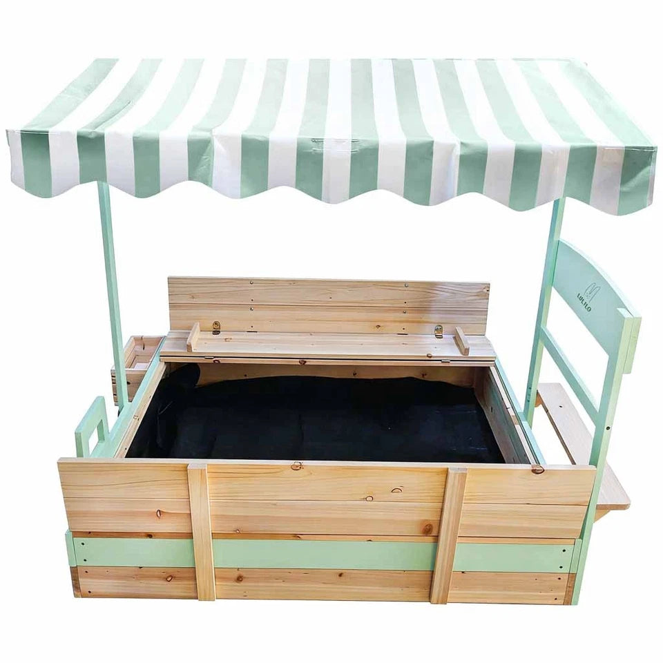 sabbiera in legno per bambini sabbiera giardino con tetto panche e copertura