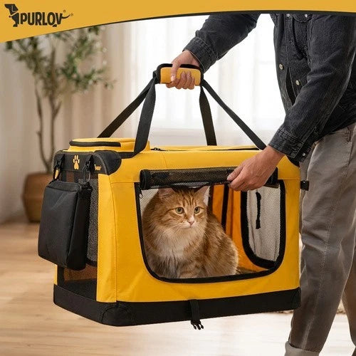 Trasportino Animali Borsa trasporto cani e gatti fino a 25 Kg Borsa Pieghevole