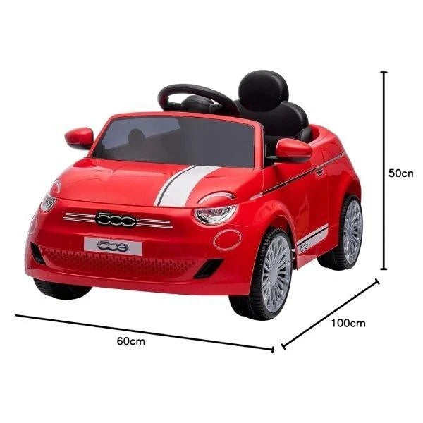 Auto elettrica per bambini fiat 500 Macchina elettrica 12 V 4,5 Ah fari led