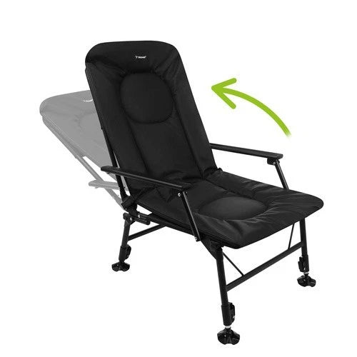 Sedia da pesca sedia campeggio altezza e schienale regolabile portata 120 kg sedia pieghevole