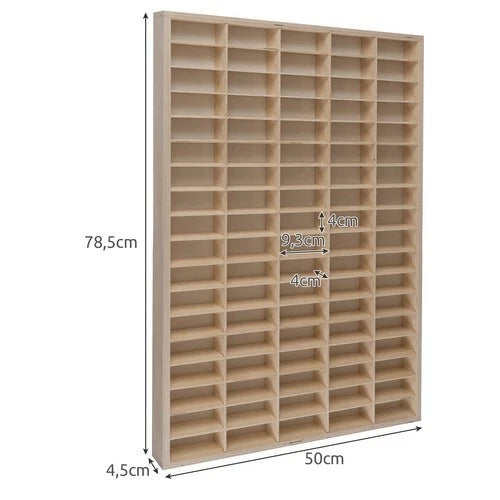 VETRINA ESPOSITORE MODELLISMO VETRINETTA IN LEGNO per modellini , sorpresine ecc