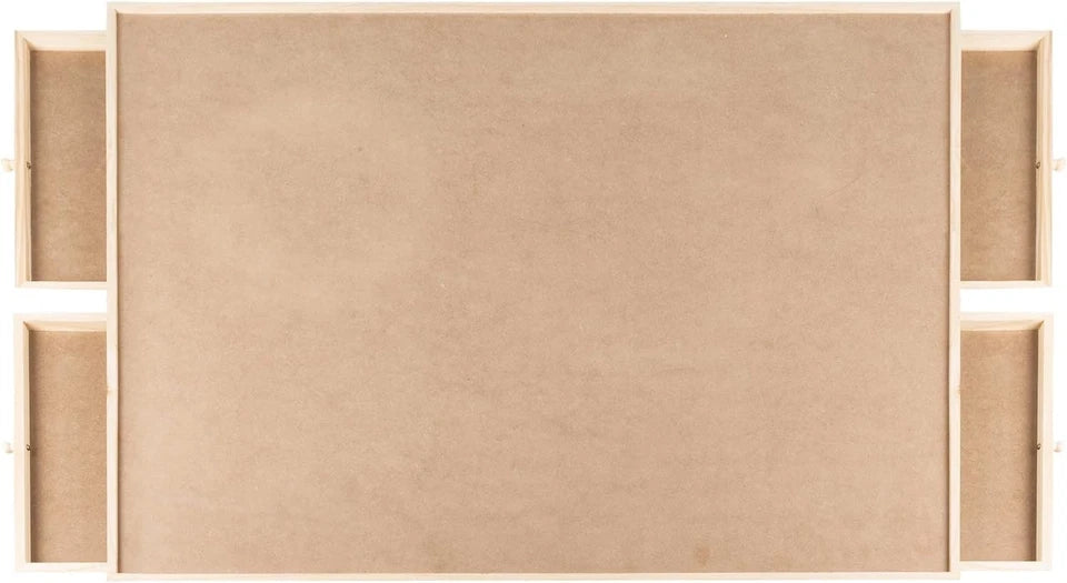 TAVOLO in legno per puzzle base appoggio tavolo con cassetti puzzle fino 1500 pz