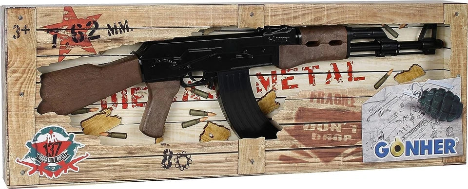 Fucile Assalto kalashnikov giocattolo Mitraglietta Commando Fucile 8 colpi