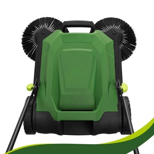 Raccoglitore di foglie e erba raccoglifoglie 24 litri a spazzole maneggevole