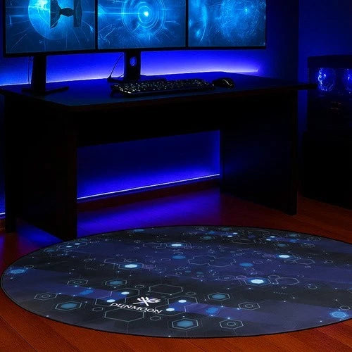 Tappetino protettivo per sedia da gaming 120 x 120 cm universale x sedia ruote