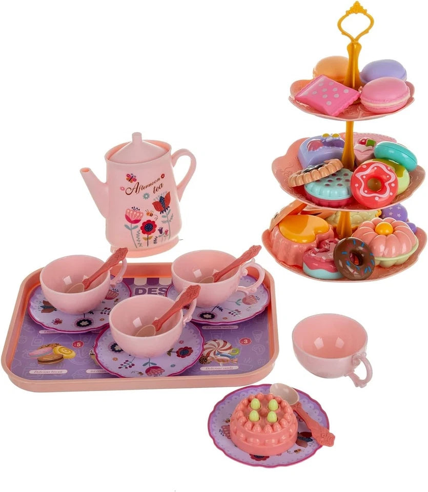 36 PCS Set da Tè Giocattoli per Bambini, Giocattolo Tea Party cucina per bambini