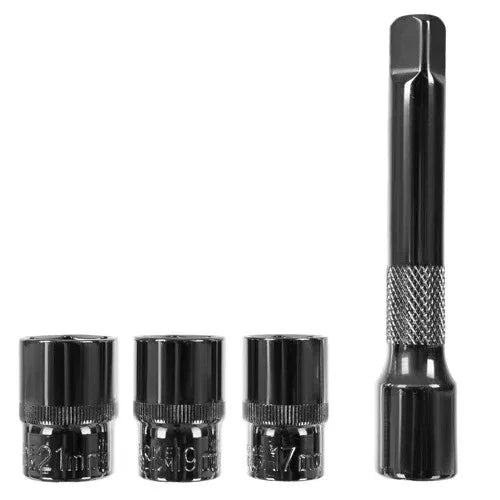 Chiave Dinamometrica 1/2" con Cricchetto 28-210 Nm Prolunga per Pneumatici Auto
