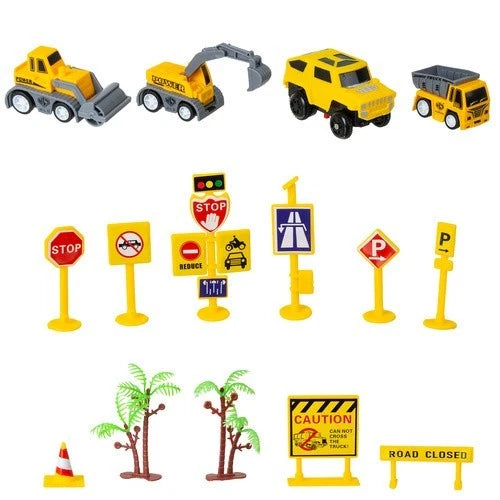 pista da corsa per bambini ragazzi escavatori bulldozer camion giocattolo auto