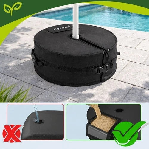 base per ombrellone da riempire con sabbia base impermeabile ombrellone giardino