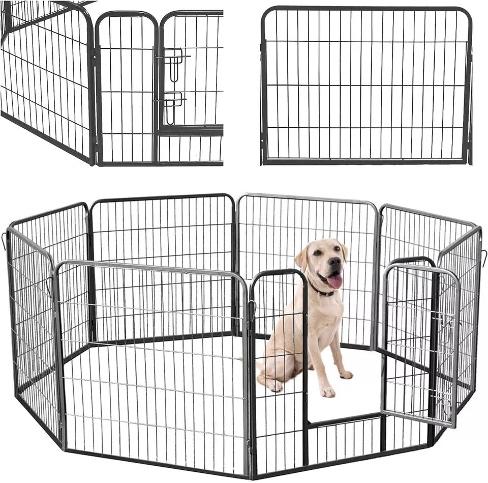 Box per cuccioli recinto per cani gatti gabbia e animali interno esterno acciaio