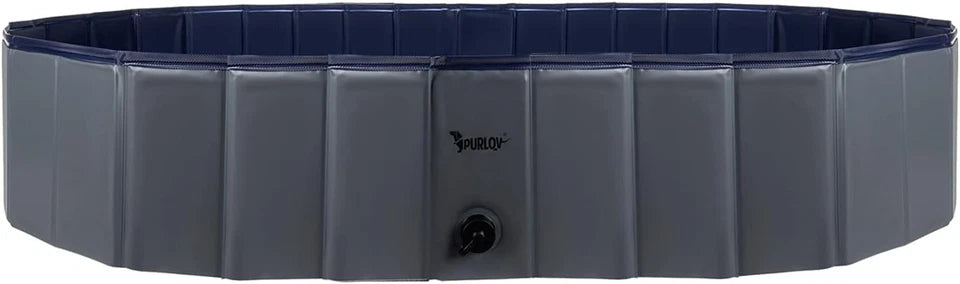 Piscina per Cani 160 x 160 x 30 h cm piscina per bagno cani e animali con scarico acqua