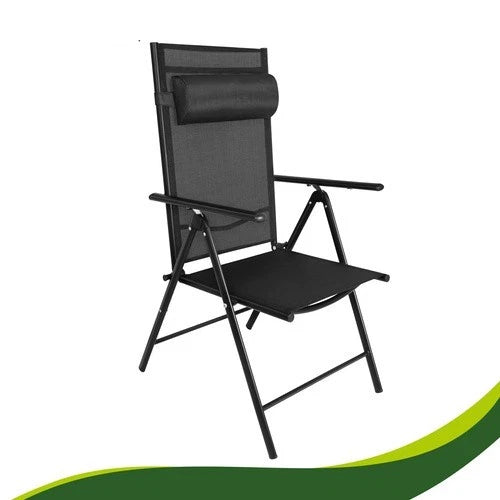 2 sedie da giardino reclinabili set 2 sedie pieghevole prendisole + poggiatesta