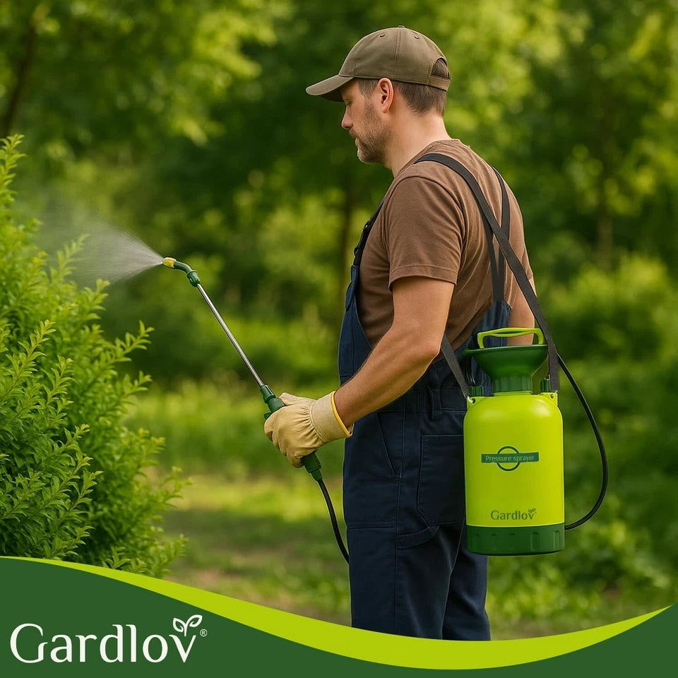 5L Spruzzatore Manuale a Pompa asta lunga Nebulizzatore a Pressione Irrigazione