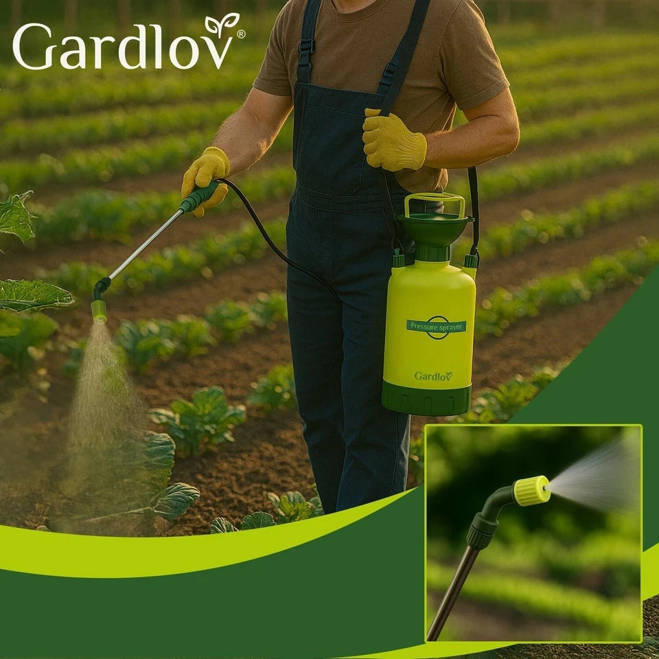 5L Spruzzatore Manuale a Pompa asta lunga Nebulizzatore a Pressione Irrigazione