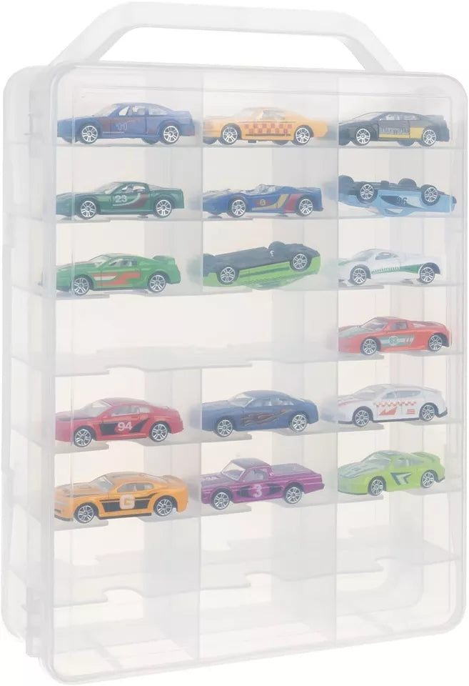 ESPOSITORE MODELLISMO valigetta  per modellini auto , sorpresine ecc
