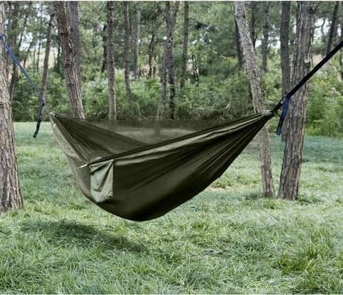 Amaca 2 persone con zanzariera e telo protezione set completo portata 250 kg