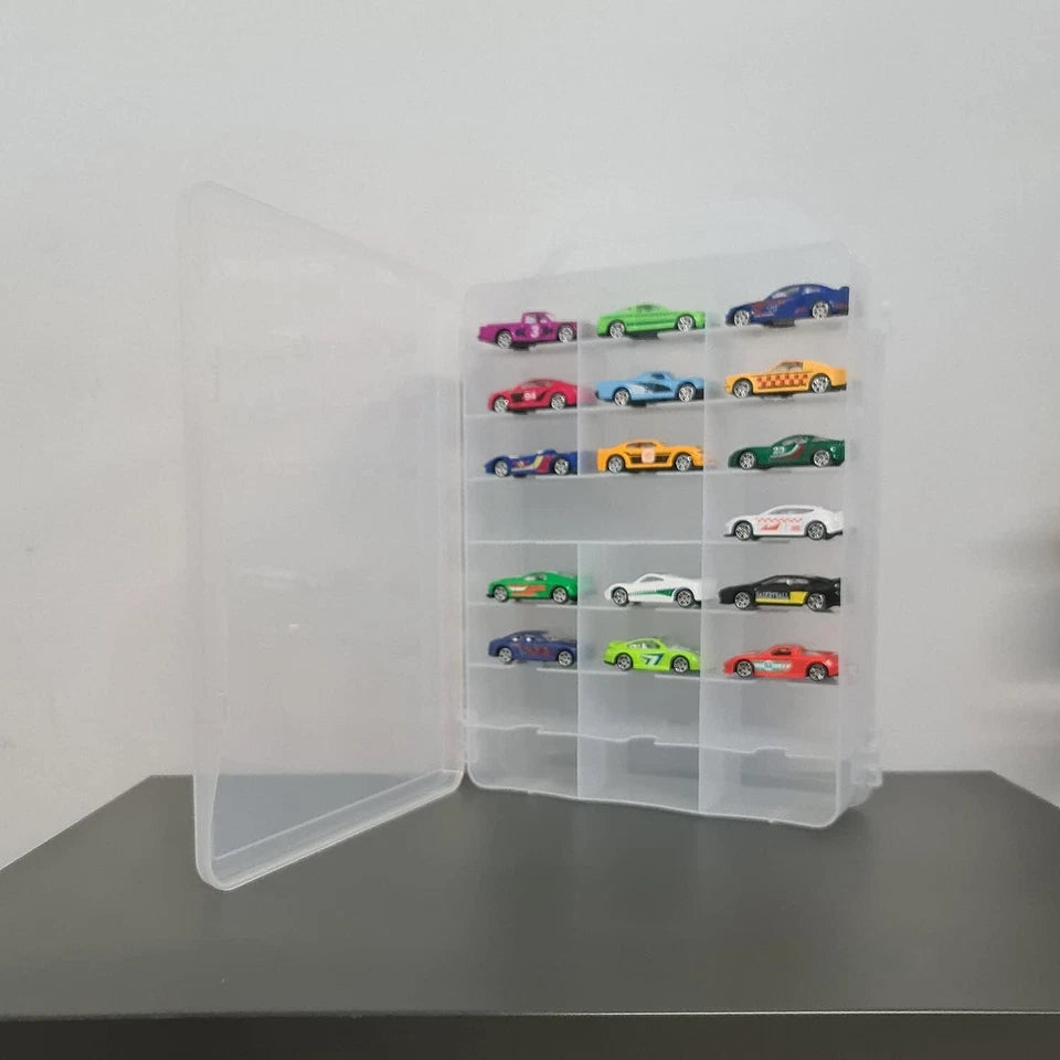 ESPOSITORE MODELLISMO valigetta  per modellini auto , sorpresine ecc