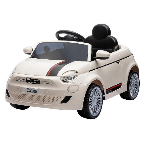 Macchina elettrica fiat 500 auto elettrica per bambini 12 V 4,5 Ah fari led
