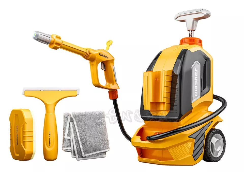 Idropulitrice giocattolo giardino autolavaggio con spuzzo d'acqua attrezzi gioco