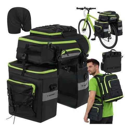 Set di borse da bicicletta per portapacchi, da sella, borse laterali Waterproof