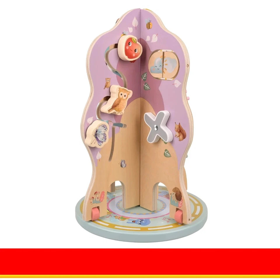 Giochi Montessori Giocattolo in legno Multiattività per bambini albero educativo