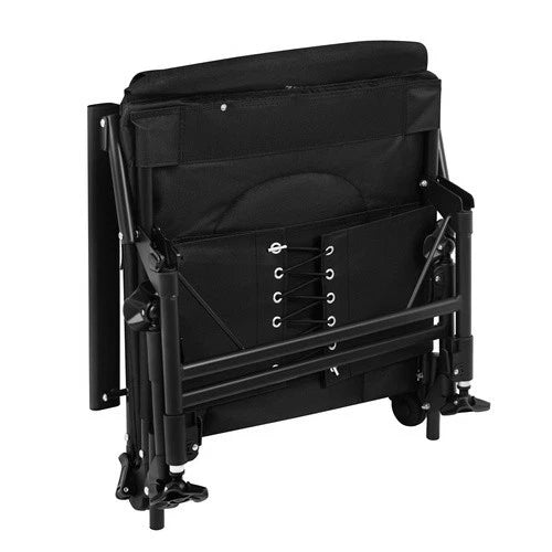 Sedia da pesca sedia campeggio altezza e schienale regolabile portata 120 kg sedia pieghevole