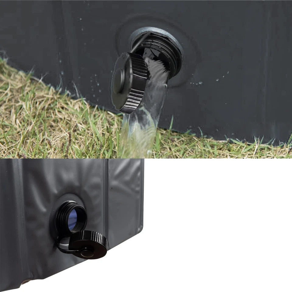 Piscina per Cani 160 x 160 x 30 h cm piscina per bagno cani e animali con scarico acqua