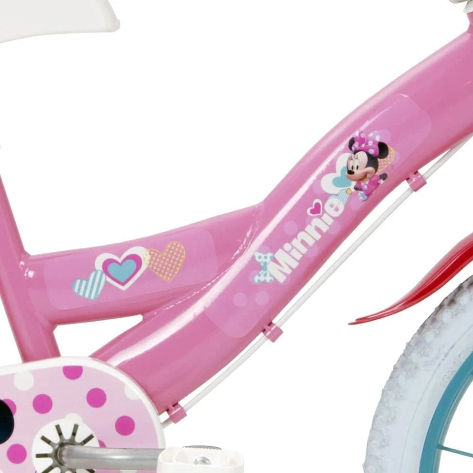Bicicletta Minnie 16 Pollici Bici disney per Bambina disney con ruote 4 5 6 anni