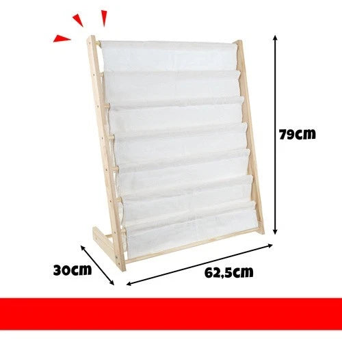 Libreria per bambini espositore raccoglitore per libri e fumetti cameretta bimbi