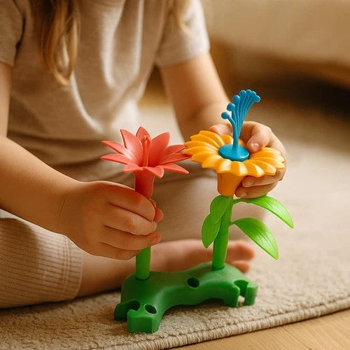 Giocattoli Bambine 3 anni Giocattoli per la Costruzione di Giardini Fioriti costruzioni negozio dei fiori