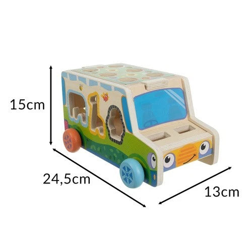 giocattolo per bambini camion giochi montessori in legno bambini multi attività