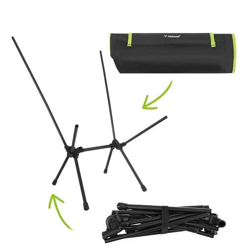 Sedia da pesca sedia giardino pieghevole sedia campeggio portata 120 kg, leggera