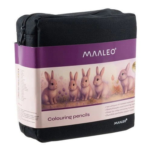 set disegno 120 colori pastelli con album disegno + libro da colorare e istruzioni