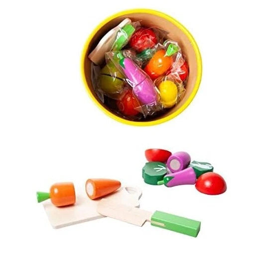 Frutta e verdura gioco in legno per bambini giocattolo cibo cucina chef in legno