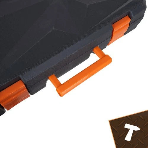 set attrezzi valigetta chiavi inglesi, bussole, punte, cacciaviti, pinze martello, brugola