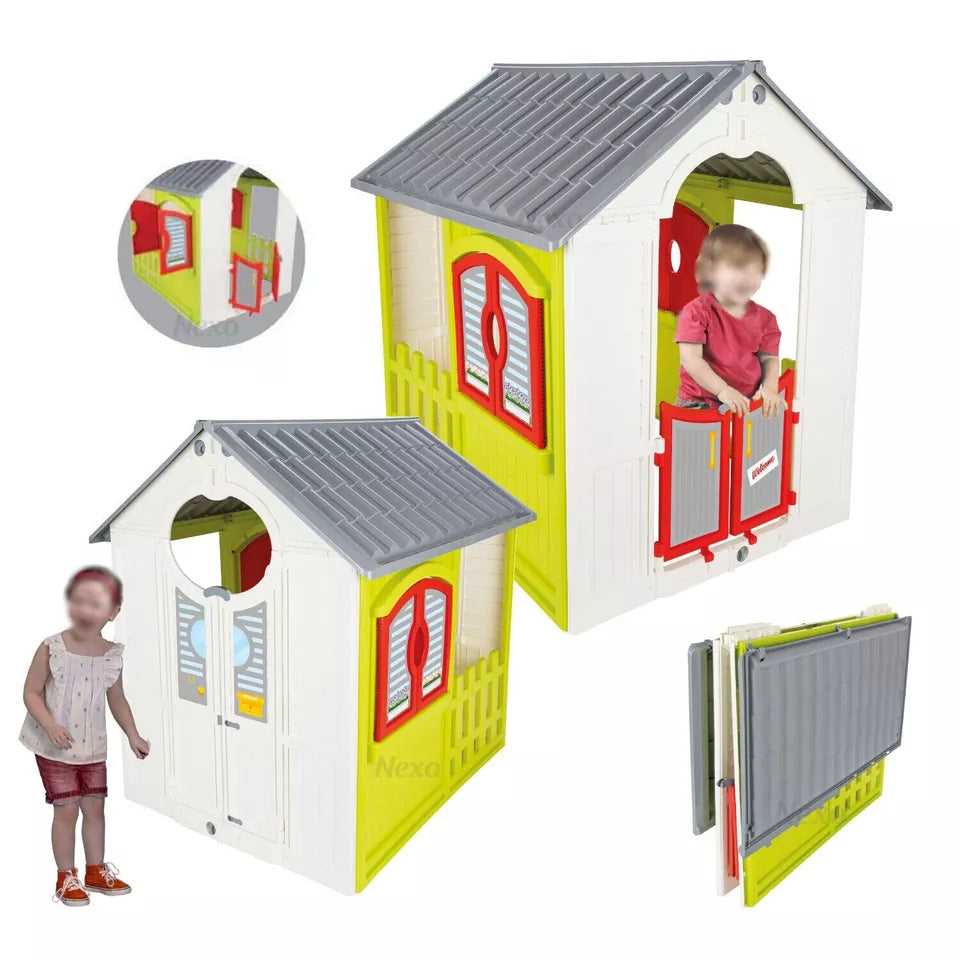 casa gioco per bambini grande casetta da giardino idea regalo altezza cm. 109