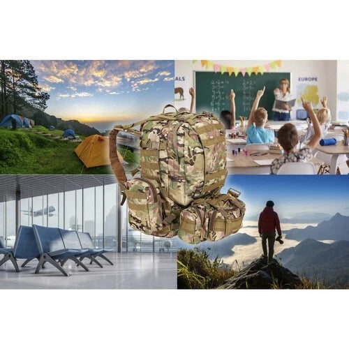 ZAINO da VIAGGIO zaino militare mimetico camouflage 40 litri zaino aereo valigia