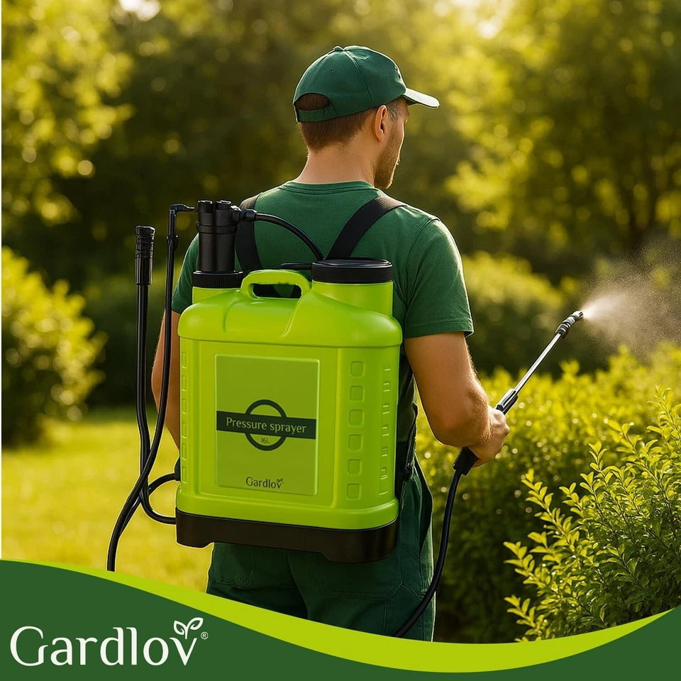 16L Spruzzatore Manuale a Pompa asta lunga Nebulizzatore a Pressione Irrigazione
