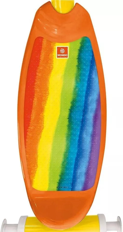monopattino bambini 3 ruote con manubrio regolabile monopattino arcobaleno peace