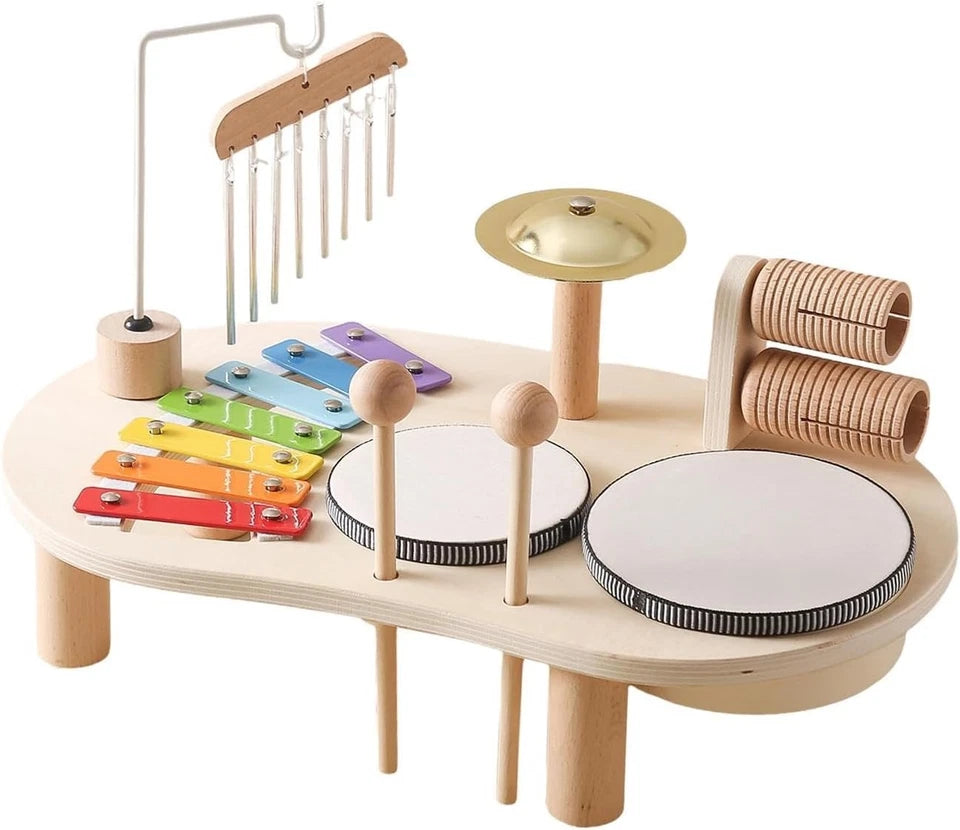 Montessori Set strumenti musicali per bambini educativo con xilofono per bambini