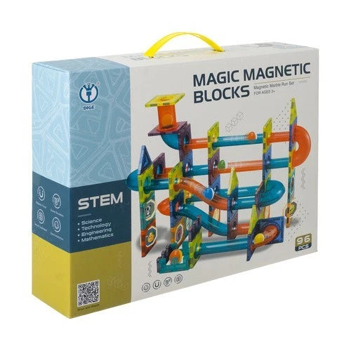 Costruzioni Magnetiche per Bambini 3 4 5 6 Anni, Giochi Bambini pista biglie