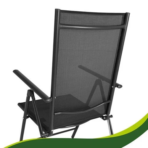 2 sedie da giardino reclinabili set 2 sedie pieghevole prendisole + poggiatesta