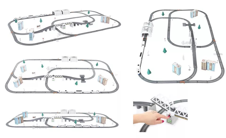 Pista Treno Elettrico Pista trenino a batteria per bambini treno freccia 322-