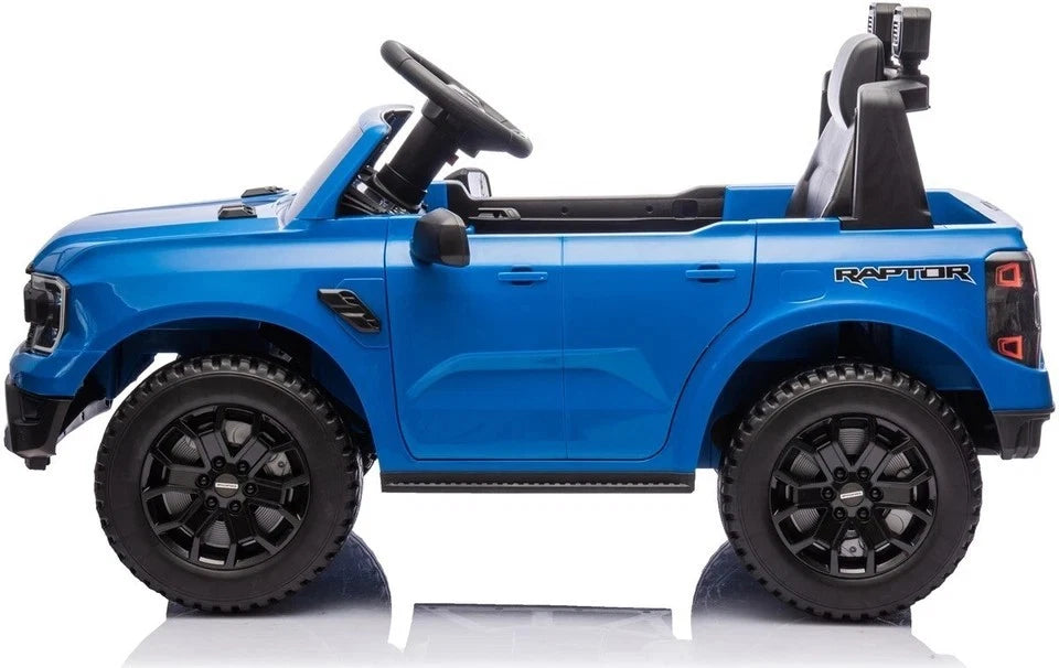 auto elettrica per bambini ford raptor fari led batteria litio fuoristrada jeep